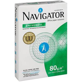 Papier Navigator Universal A4 - 500 Feuilles 80g/m² Blanc Haute Qualité